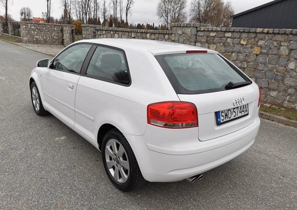 Audi A3 cena 27900 przebieg: 77000, rok produkcji 2008 z Rydułtowy małe 781